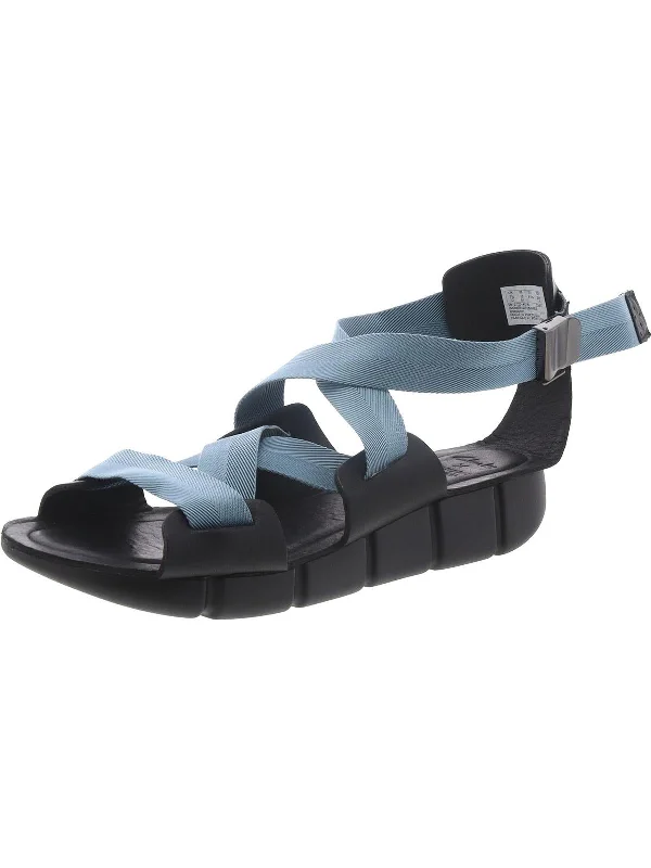 Zarya Star Womens Casual Ankle Strap Strappy Sandals Minimalist Sneaker Style  