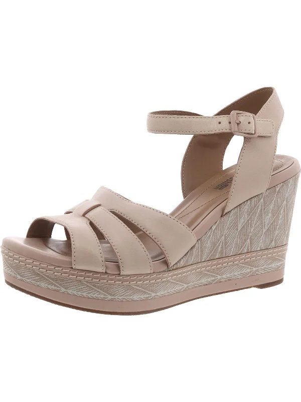 Zia Noble Womens Open Toe Ankle Strap Wedge Sandals Quick - Dry Hiking Shoe Style   